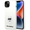 Karl Lagerfeld KLHMP14MSNCHBCH iPhone 14 Plus / 15 Plus 6,7" Keménytok Fehér Szilikon Choupette Magsafe (KLD1348)