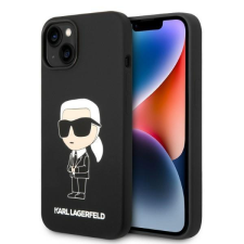 Karl Lagerfeld KLHMP14MSNIKBCK iPhone 14 Plus 6.7&quot; keménytok fekete/fekete szilikon Ikonik Magsafe Ikonik Magsafe tok és táska