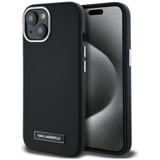 Karl Lagerfeld KLHMP15SPGMSRPK FW Metal Plate MagSafe-kompatibilis tok iPhone 15 - fekete tok és táska