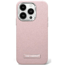 Karl Lagerfeld KLHMP16SPGMSRPP FW Metal Plate MagSafe keménytok iPhone 16 - rózsaszín tok és táska