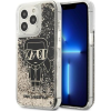 Karl Lagerfeld Liquid Glitter Gatsby hátlap tok Apple iPhone 13 Pro Max, fekete (KLD917BLK)