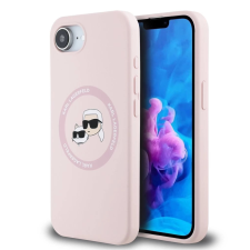 Karl Lagerfeld MagSafe tok pink KLHMPSE4SKCHTCP Apple Iphone 16e készülékhez tok és táska