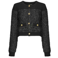 Karl Lagerfeld Mellények / Kardigánok BOUCLE KNIT CARDIGAN Kék EU L női pulóver, kardigán