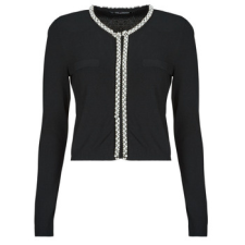 Karl Lagerfeld Mellények / Kardigánok CLASSIC PEARL KNIT CARDIGAN Fekete EU L női pulóver, kardigán