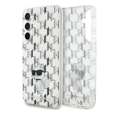 Karl Lagerfeld Monogram Choupette Samsung Galaxy S23 FE tok, átlátszó tok és táska
