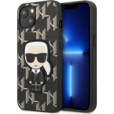 Karl Lagerfeld Monogram Ikonik hátlap tok Apple iPhone 13 mini, fekete (KLD1380) tok és táska