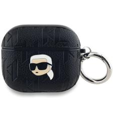Karl Lagerfeld Monogram Karl Head tok AirPods 3 - fekete fülhallgató, fejhallgató tok