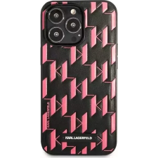 Karl Lagerfeld Monogram Plaque hátlap tok Apple iPhone 13 Pro, rózsaszín (3666339049188) tok és táska
