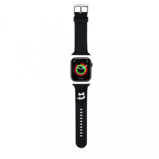 Karl Lagerfeld óraszíj fekete KLAWMSLCNK Apple Watch 38mm / 40mm / 41mm óraszíj
