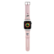 Karl Lagerfeld óraszíj pink KLAWLSLKCNP Apple Watch 42mm / 44mm / 45mm / 49mm okosóra kellék