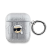 Karl Lagerfeld PU domborított Karl Head Case AirPods 1/2 készülékhez ezüst