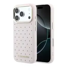 Karl Lagerfeld Pu Perforated Gold Dots MagSafe tok, iPhone 17 Pro tok és táska