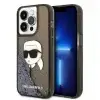  Karl Lagerfeld PU Saffiano Karl and Choupette NFT tok Samsung Galaxy Z Fold 5 Fekete