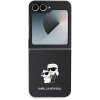 Karl Lagerfeld PU Saffiano Karl and Choupette Samsung Galaxy Z Flip6 Black tok