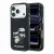 Karl Lagerfeld Pu Semi Wrap Smooth Sketch Bodies MagSafe tok, iPhone 18 Pro - fekete