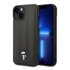 Karl Lagerfeld Puffy Ikonik Pin Apple iPhone 14 Plus hátlap tok, fekete tok és táska