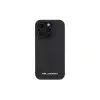 Karl Lagerfeld Quilted K Pattern case for iPhone 15 Pro - black