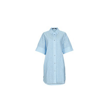 Karl Lagerfeld Rövid ruhák BRODERIE ANGLAISE SHIRTDRESS Kék DE 34 női ruha