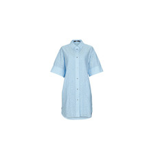 Karl Lagerfeld Rövid ruhák BRODERIE ANGLAISE SHIRTDRESS Kék DE 38