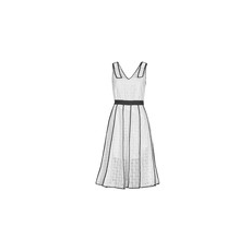 Karl Lagerfeld Rövid ruhák KL EMBROIDERED LACE DRESS Fehér DE 38