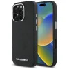 Karl Lagerfeld Saffiano Full Wrapped Elongated Metal Logo iPhone 16 Pro Max hátlap tok kameravédelemmel, MagSafe, fekete