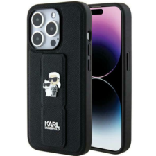 Karl Lagerfeld Saffiano Karl&Choupette Pins Apple iPhone 13 Pro/13 Tok - Fekete tok és táska