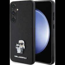 Karl Lagerfeld Saffiano Metal Pin Samsung Galaxy S24 Tok - Fekete/Mintás (KLD1888) tok és táska