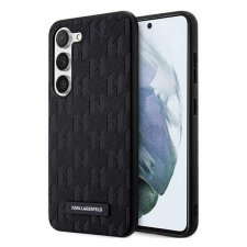 Karl Lagerfeld Saffiano Mono Samsung Galaxy S23+, szilikon tok, fekete tok és táska