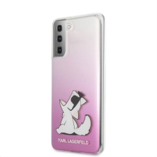 Karl Lagerfeld Samsung S21 Plus KARL LAGERFELD KLHCS21MCFNRCPI TPU Hátlap - Rózsaszín tok és táska