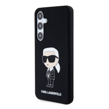 Karl Lagerfeld Samsung S24 Plus KARL LAGERFELD KLHCS24MSNIKBCK Liquid Silicone Hátlap - Fekete tok és táska
