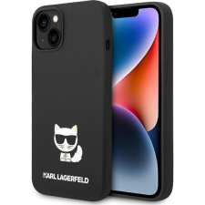 Karl Lagerfeld Silicone Choupette Body Apple iPhone 14 Plus hátlap tok, fekete (KLD1133) tok és táska