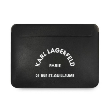 Karl Lagerfeld Sleeve Saffiano RSG KLCS133RSGSFBK 13" laptop tok, fekete számítógéptáska