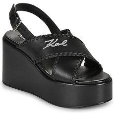 Karl Lagerfeld Szandálok / Saruk WENDY Whipstich Kross Strap Fekete 40