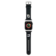 Karl Lagerfeld szíj Apple Watch 38/40/41mm - fekete okosóra kellék