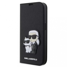 Karl Lagerfeld tok fekete Apple Iphone 14 Pro készülékhez KLBKP14LSANKCPK tok és táska