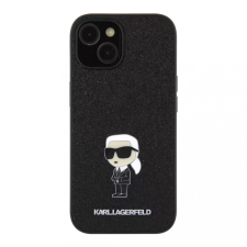 Karl Lagerfeld tok fekete KLHCP15SGKNPSK Apple Iphone 15 készülékhez tok és táska