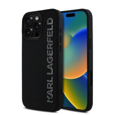 Karl Lagerfeld tok fekete KLHCP16XRBKGVCK Apple iPhone 16 Pro Max készülékhez tok és táska