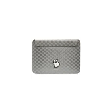 Karl Lagerfeld tok KLCS14SAKHPCG 14" ezüst saffiano monogramos tok és táska