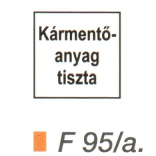  Kármentö anyag (tiszta) F95/A információs címke