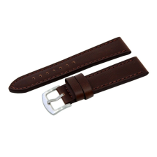  Karóra szíj, barna színű szíj, 85+125 / 24 mm XL óraszíj