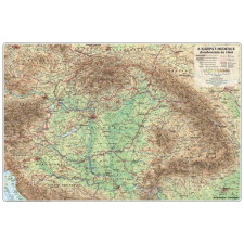  Kárpát-Medence falitérkép keretezett 70x50 cm Kárpát-Medence térkép térkép