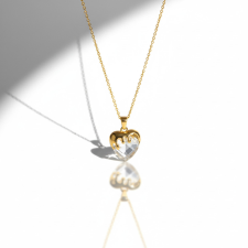 KÁRPÁTHY ékszer DIY Crystal Love nyaklánc, aranyozott nyaklánc