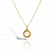 KÁRPÁTHY ékszer DIY Donut nyaklánc, aranyozott nyaklánc