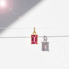 KÁRPÁTHY ékszer Július kristály charm, aranyozott egyéb ékszer