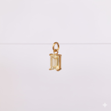 KÁRPÁTHY ékszer Június kristály charm, aranyozott egyéb ékszer