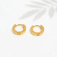 KÁRPÁTHY ékszer Urban Ring aranyozott fülbevaló 13 mm fülbevaló