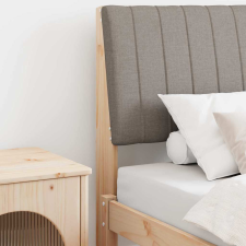  Kárpitozott fejtámla Tópszínű 80 cm Tömör fenyőfa ágy és ágykellék