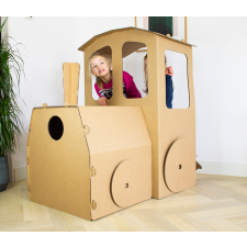 Kartent Színezhető karton játék - Játék karton vonat kreatív és készségfejlesztő