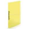 Karton Gyűrűskönyv A4, 2 gyűrűs 2cm gerinc áttetsző PP, P+P Lines sárga (KARTON_52389)