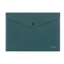 Karton P+P VERDE Patentos mappa, A4, zöld mappa